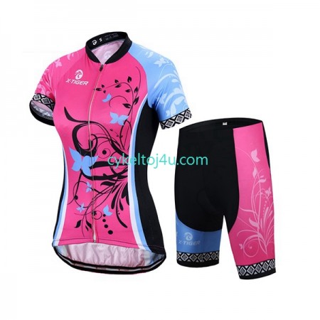 X-Tiger Cykeltrøje + Cykelshorts Dame N003